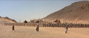 Mohammeds Heer in der Wüste bei Badr