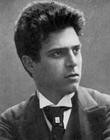 Portraitbild des Komponisten Pietro Mascagni